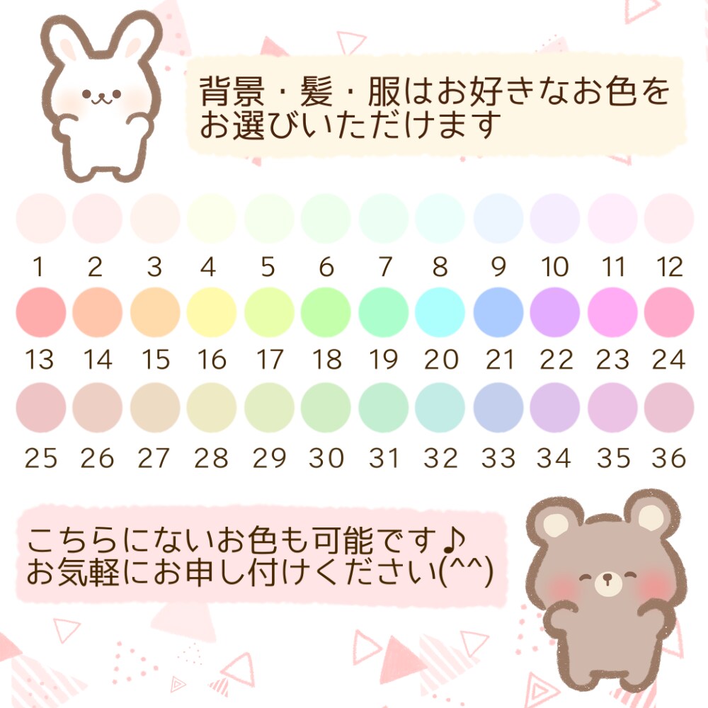 修正無制限！商用利用付き♪アイコンお作りいたします 商用利用デフォルトで付いてます◎ブログ用に表情差分も♪ イメージ6