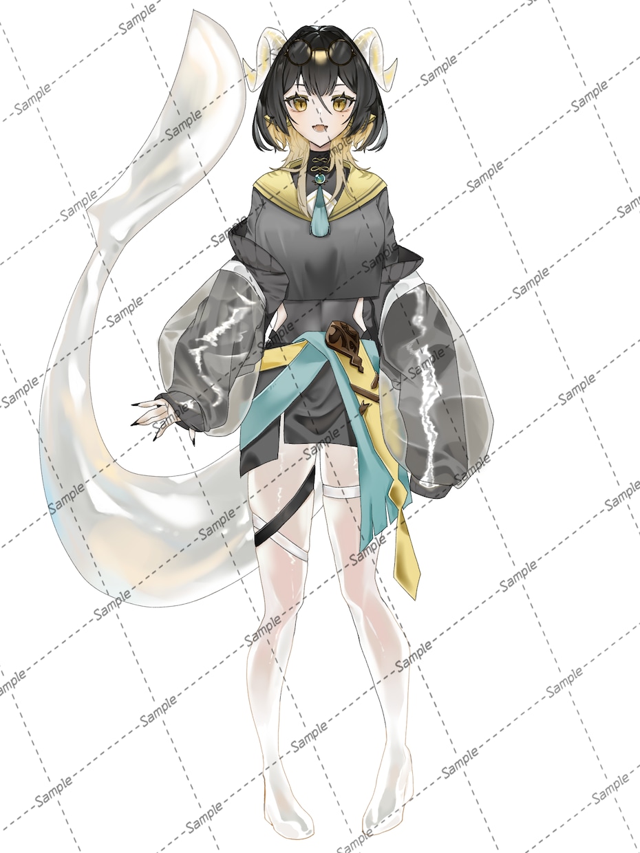 TRPG／配信用❢表情差分つき立ち絵制作します アイデアからOK❢❢雰囲気重視の立ち絵制作します❢ イメージ7