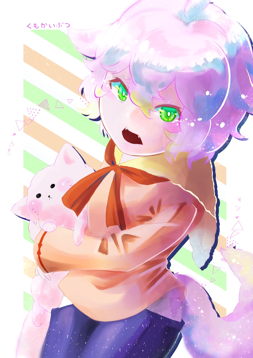 一枚絵のイラストを描きます 動画用、本の表紙、うちの子のイラスト等 イメージ5