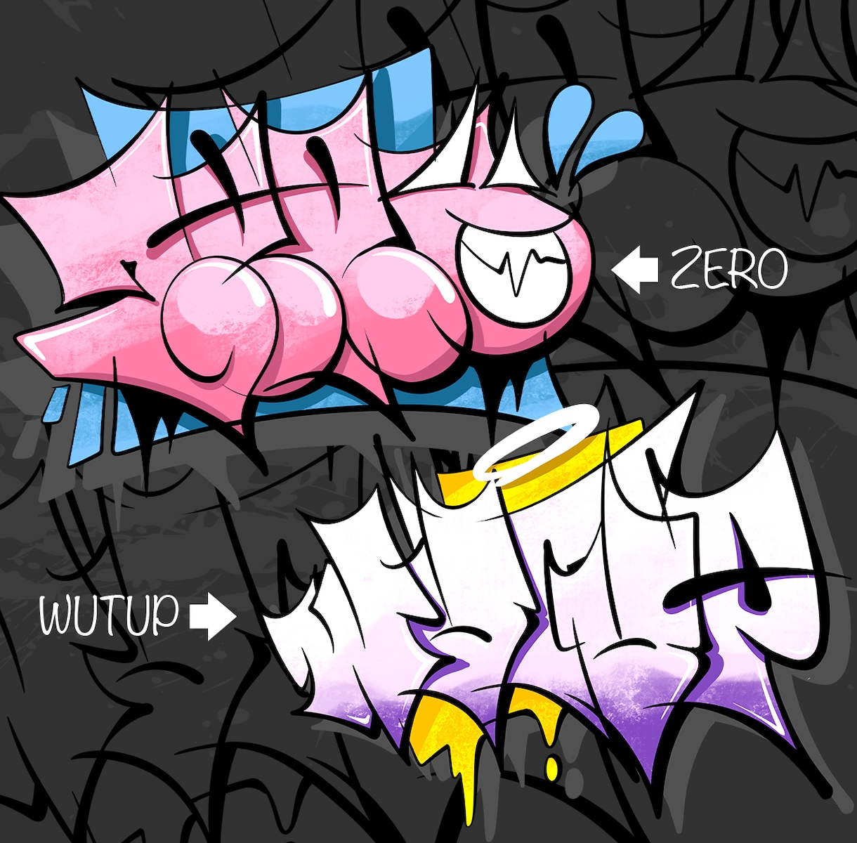 グラフィティー"スローアップ"のデザイン描きます HIPHOP・Graffitiデザインをお求めの方へお勧め! イメージ3