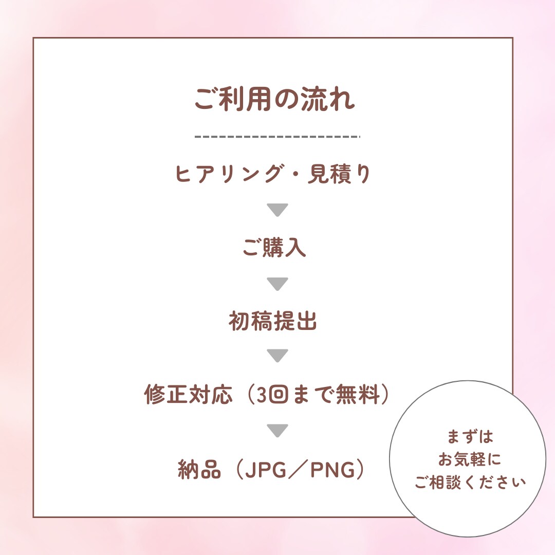 女性向け│くすみカラーで優しいWEB画像制作します SNSやWEBで集客したい個人事業主さまへ│初めてOK！ イメージ2