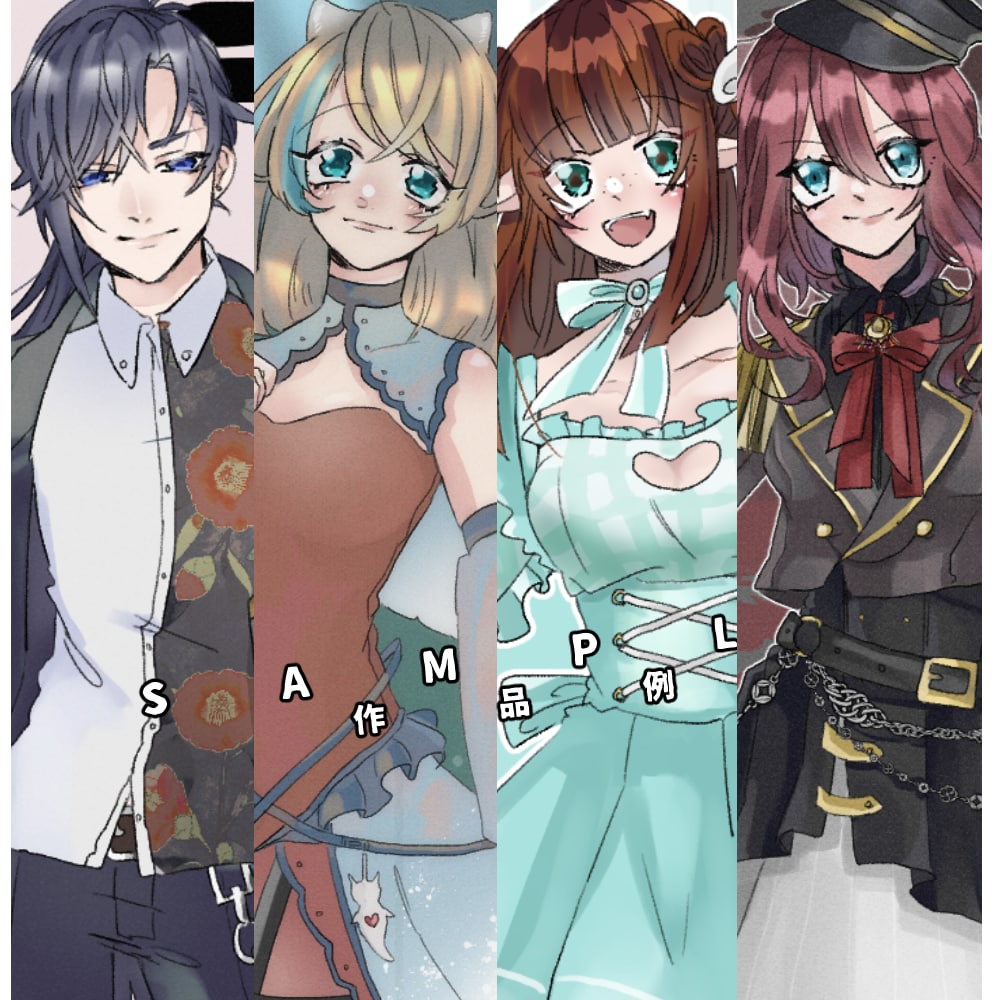 立ち絵制作承ります TRPG用、ゲーム用の立ち絵等々承ります！ イメージ7