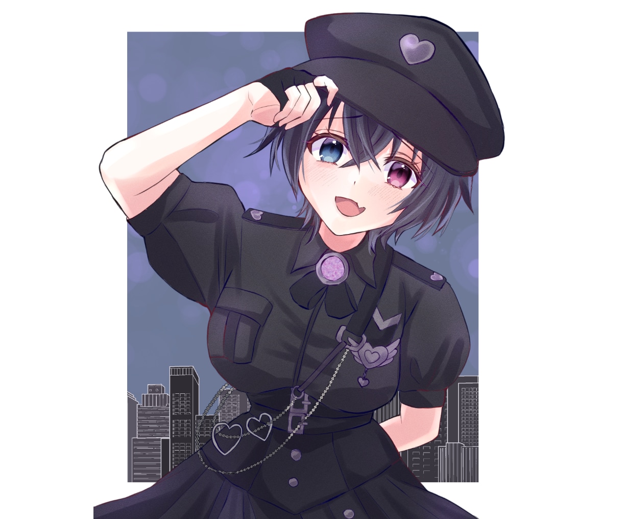 配信用歓迎見栄えする透明感のある1枚絵お描きします プレゼント・歌ってみた・グッズ化など用途色々！短納期可！ イメージ6