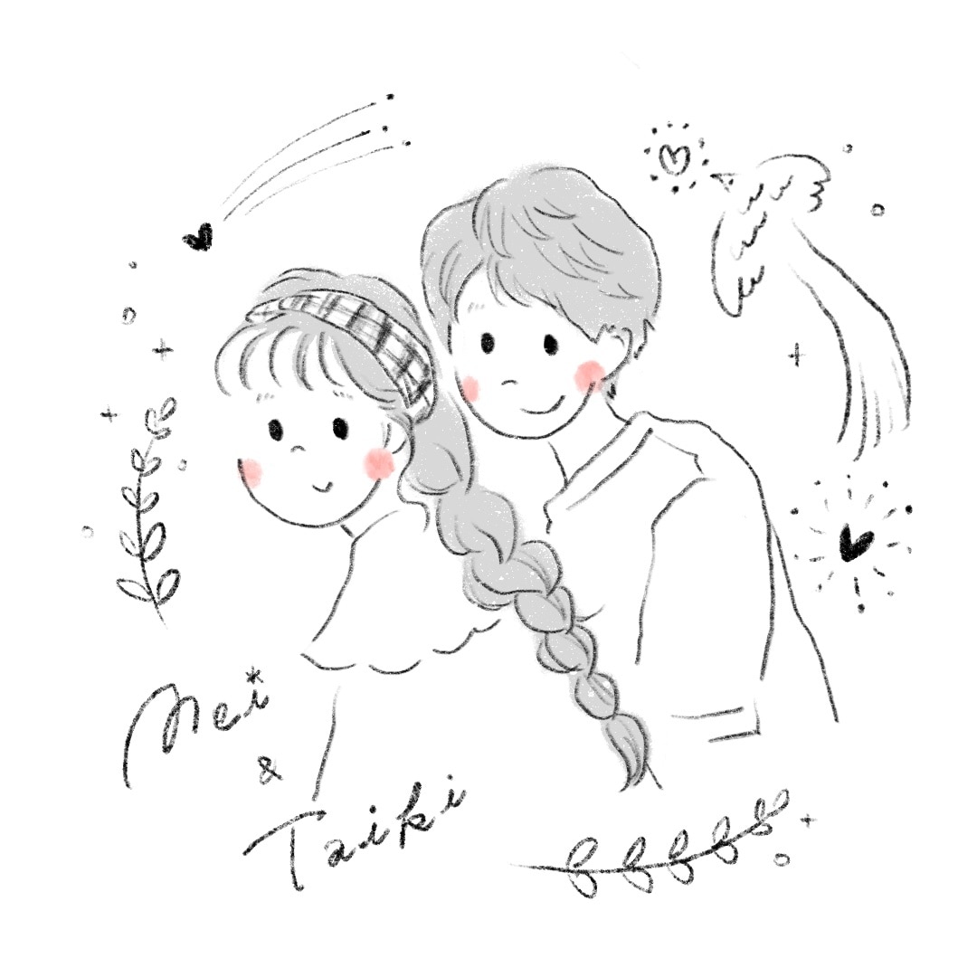 ゆるくてほっこり♡柔らかなタッチの似顔絵を描きます プロフィールに優しい雰囲気をプラスできるかわいいイラスト♡ イメージ5