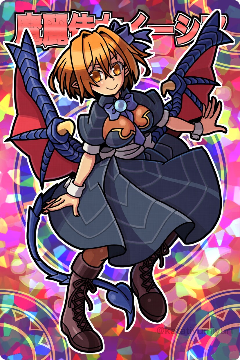 オシャレな神羅万象風イラスト描きます 似顔絵やオリキャラに⭐︎実際のカード化印刷はじめました！ イメージ5