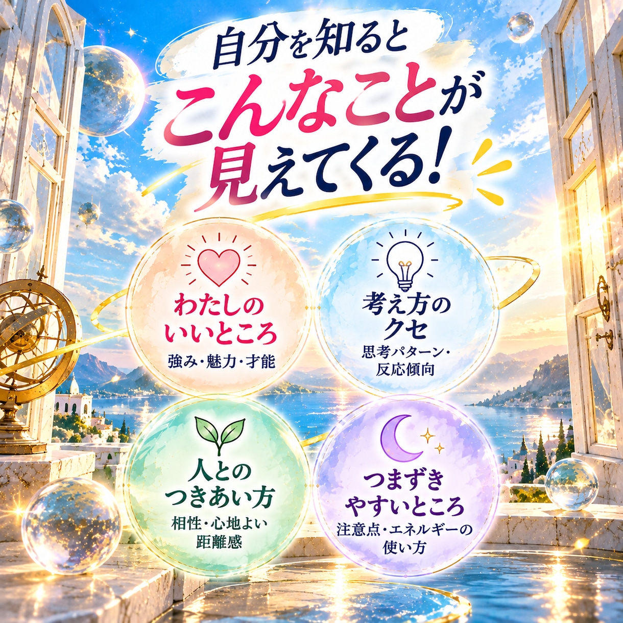 生年月日からあなたの本質を読み解きます ひとつの占いでは見えない「自分らしさ」を３つの視点から イメージ2