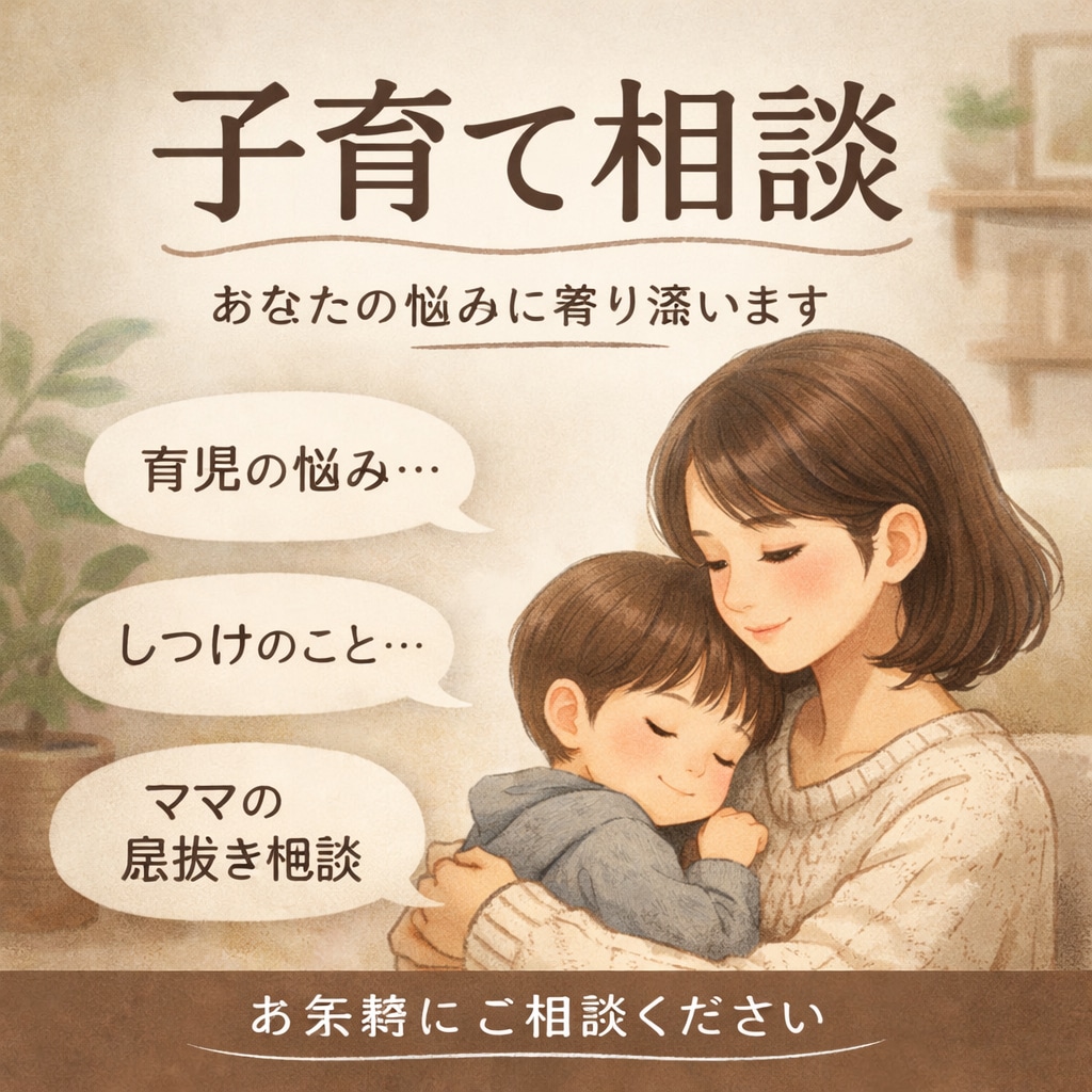 1歳前後の赤ちゃんとの日常相談、気軽にお話しします 育児中ママのリアル体験、教えます！ イメージ1