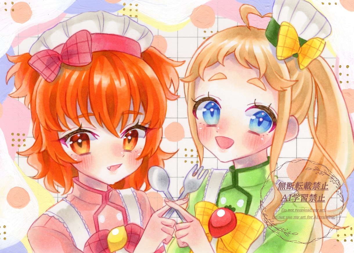 アイコンやサムネイル、MVなどのイラスト描きます アナログ画材でアニメっぽい絵柄で描きます！ イメージ2