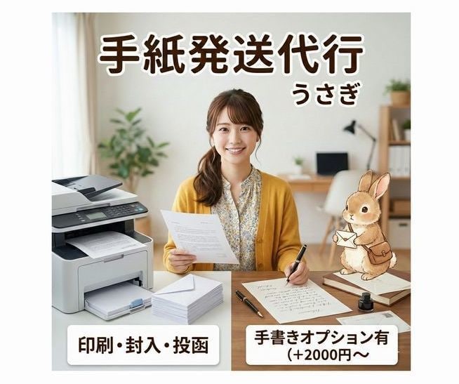 手紙を印刷/代筆代行・郵送いたします 苦情・密告手紙の印刷/代筆・代理発送をします手紙を書く代理 イメージ10