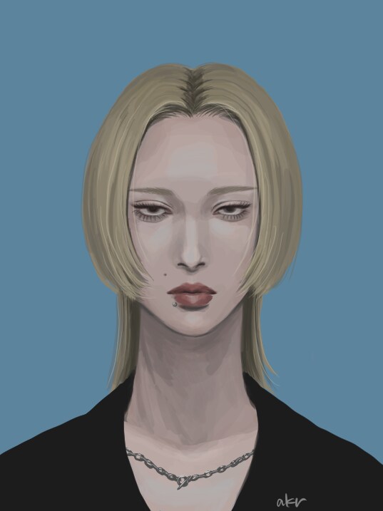 ご自身をイラスト化！モノクロ人物描きます リアル系イラスト/オシャレなアイコンにしたい方へ◎ イメージ6