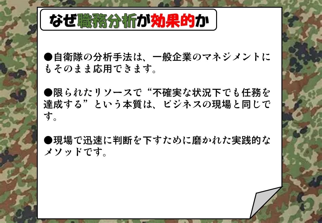 元自衛官と一緒に貴方の職場での立ち位置を見つけます 職場で何をすべきかがわからない30〜40代のビジネスマンへ イメージ6
