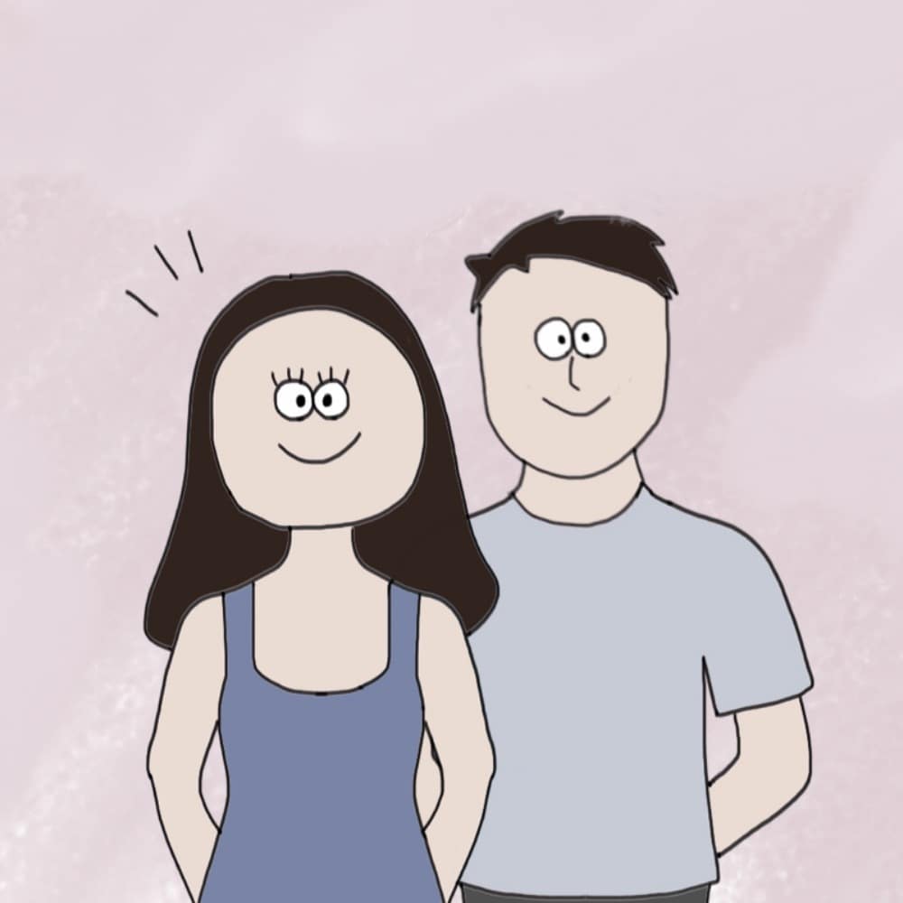 カップル絵描きます お気に入りの１枚をもとにカップルのイラスト作成！ イメージ1