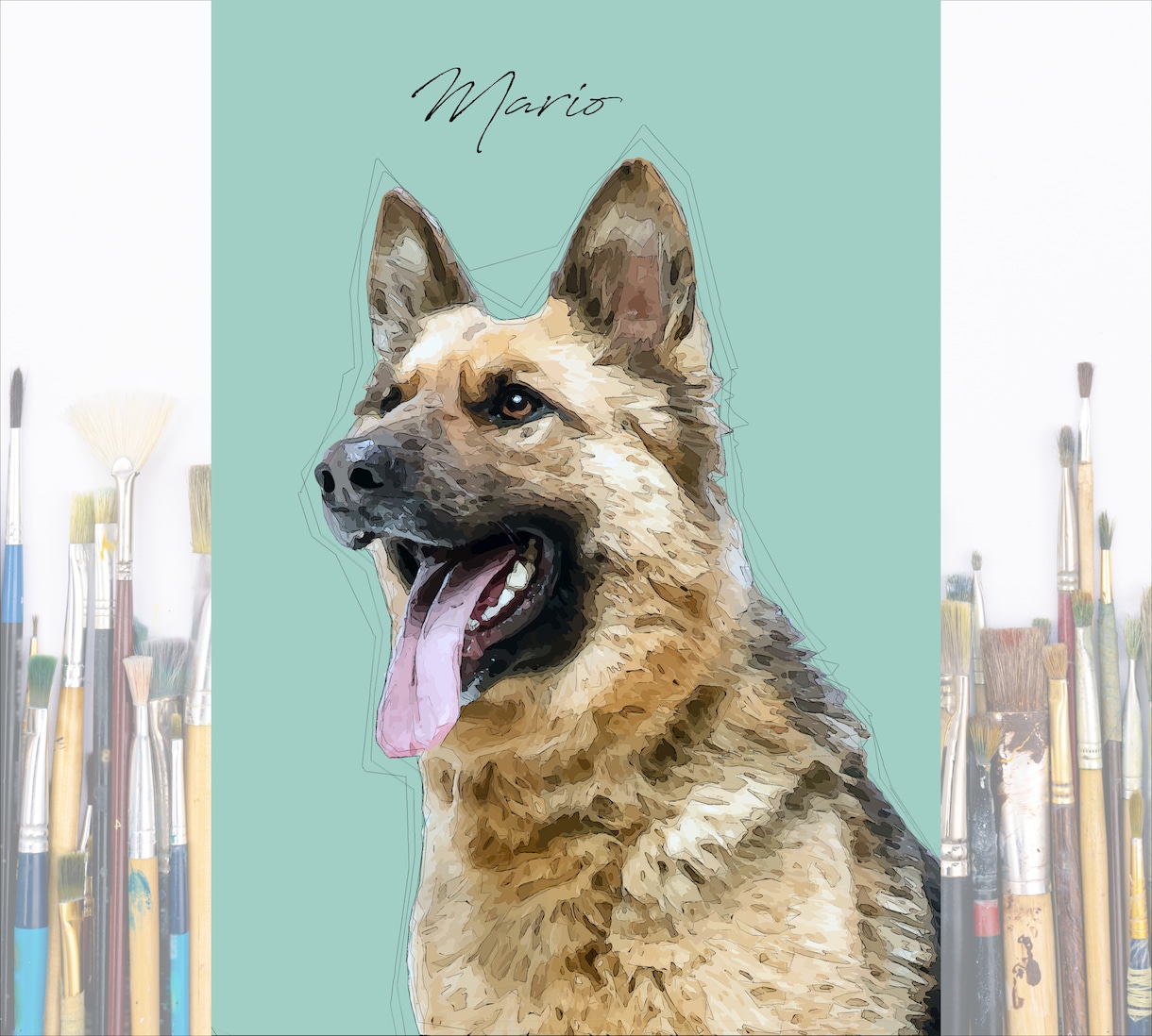 写真を元にペットイラストアイコン似顔絵を作成します 愛犬・愛猫・など愛するわが子をイラストにしませんか？ イメージ2