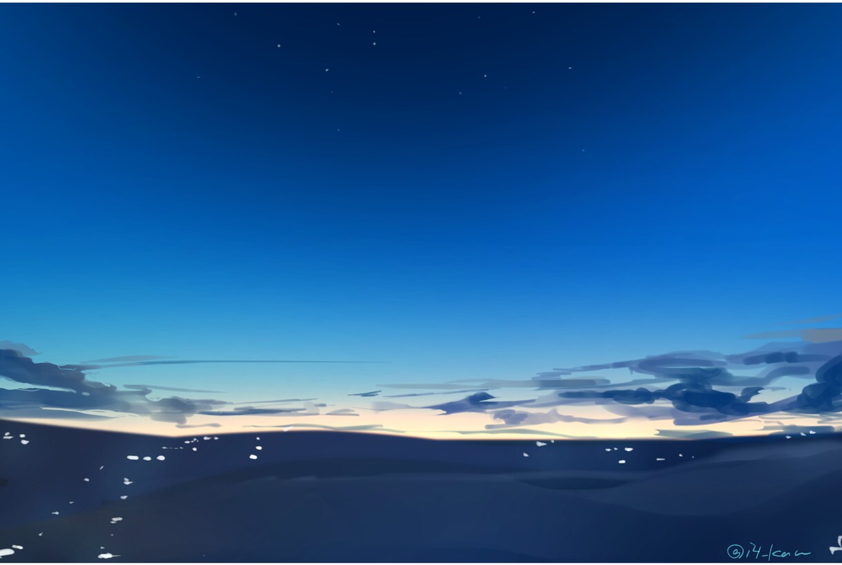 ざっくりとしたタッチの背景を描きます 温かみのあるタッチの風景が欲しい方へ。 イメージ1