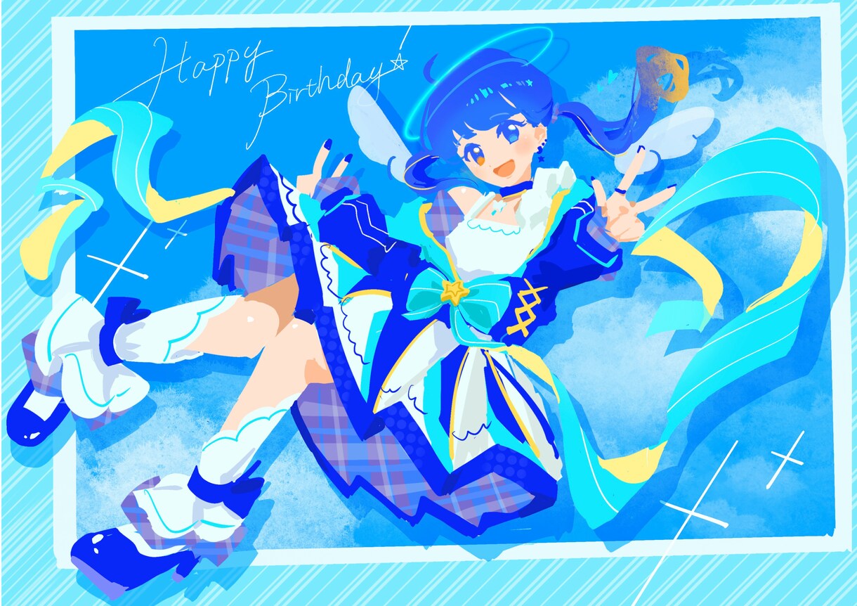 線画なし！女の子等身イラスト描きます ロリータ、ゴシック等可愛い服をきた女の子の衣装デザインも！ イメージ4