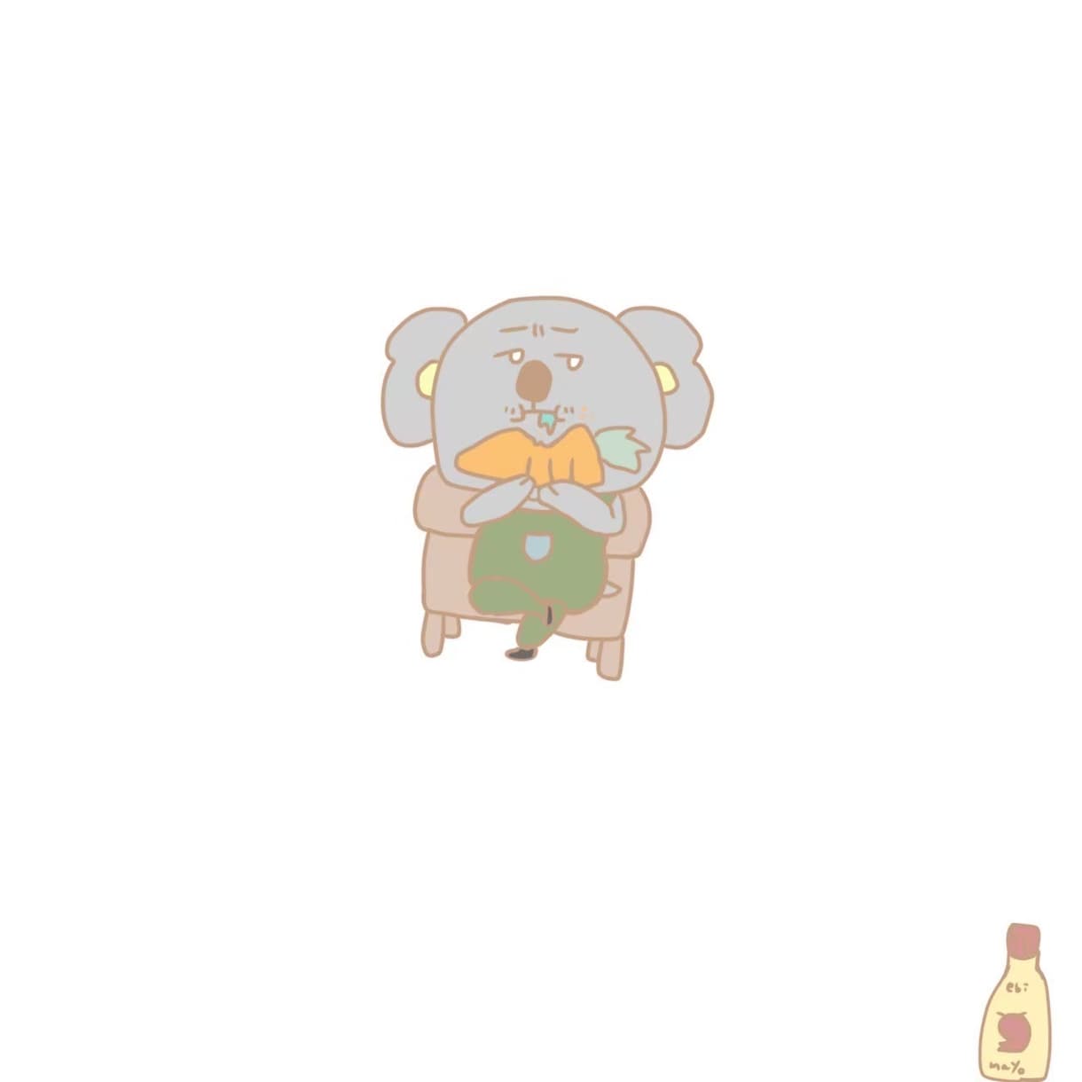 大人から子供まで笑顔になる絵を描きます ゆるいコアラを描きますその他にも動物のイラスト描きます イメージ2