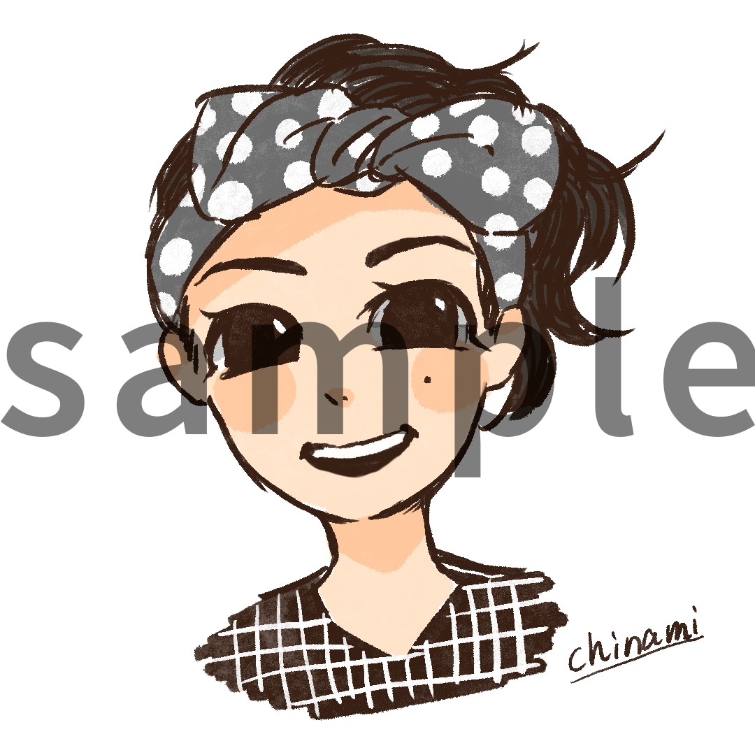 ご自身をミニキャラクターにした似顔絵を描きます かわいらしいデフォルメのミニキャラクターにします イメージ1