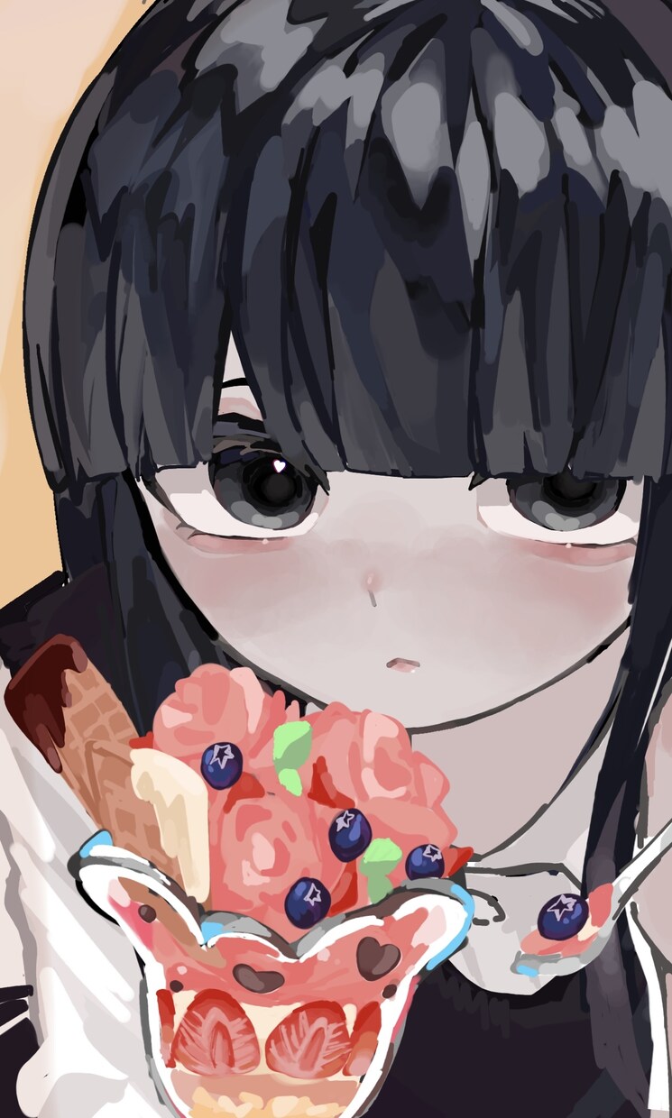 目を惹かれ印象に残る素敵な厚塗り風イラスト描きます はっきりとした線画にふんわりと色をのせ、暖かく完成させます イメージ3
