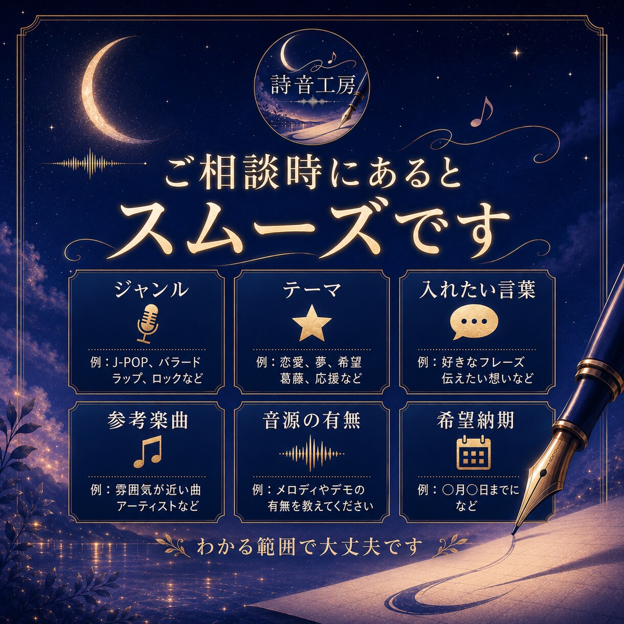 ラップ・J-POPなどジャンル問わず作詞します あなたの想いに寄り添い作詞します イメージ5