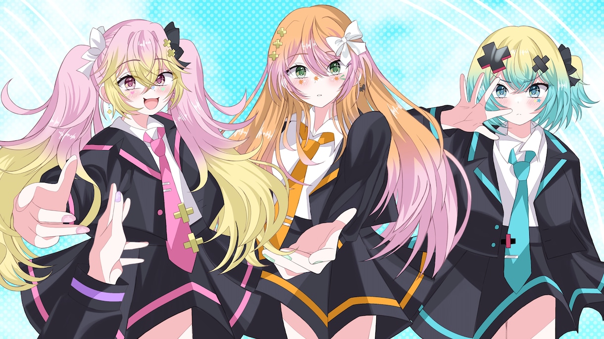 SNSで映える！アイコン・サムネイラスト制作します SNS用アイコン・サムネ・立ち絵など！ イメージ1