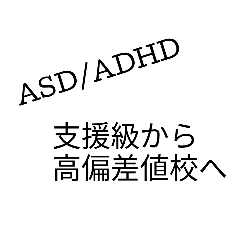 ASD/ADHD支援級⇒高偏差値校へ相談乗ります 加配、療育、支援級、児童精神科。幾多の困難を経て高偏差値校へ イメージ1