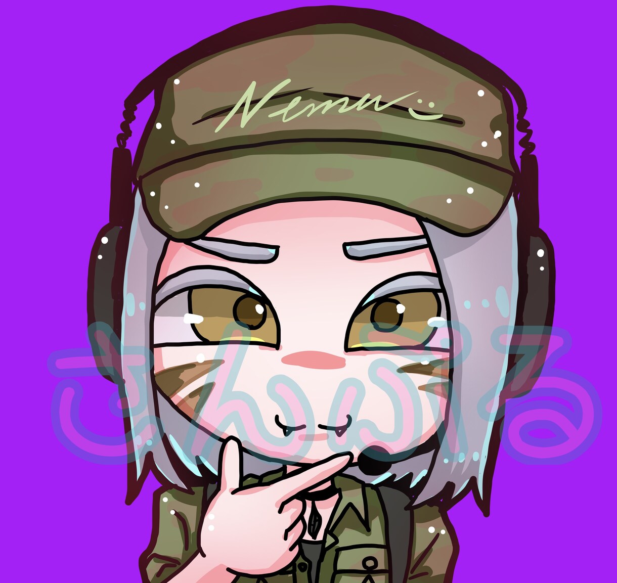 ポップで可愛い似顔絵アイコン描きます SNSアイコンや動画内イラストとしていかがですか？ イメージ2