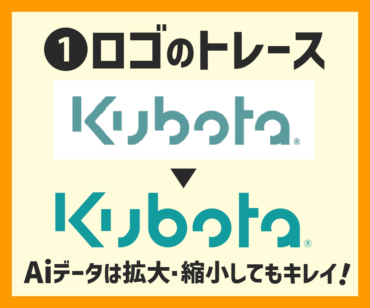 画像をAiデータ化します 画像やロゴを丁寧にトレースいたします！ イメージ2