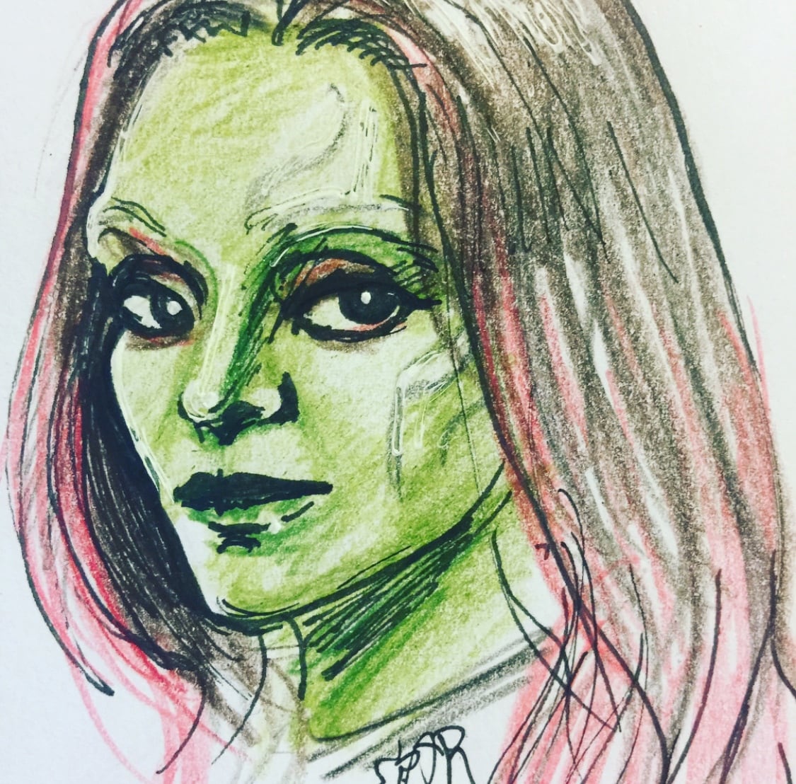 あたたかみのある手描きの似顔絵を提供します 色鉛筆での暖かみのある似顔絵♪大切な人や自分へのご褒美に イメージ2