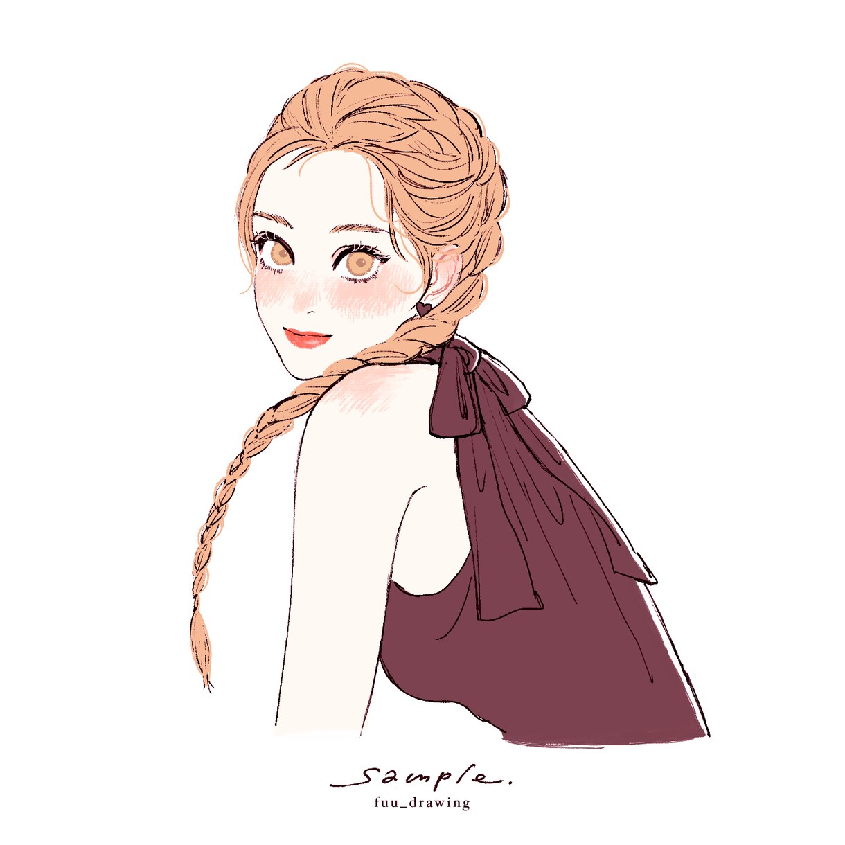 おしゃれでキレイ目な手描きイラスト制作します プロのイラストレーターがご希望に沿ってお描きします イメージ6