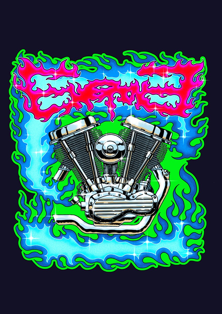 ポップでかっこいいロゴやイラストをデザインします フライヤーやプリントTシャツ、オリジナルロゴを制作したい方へ イメージ7