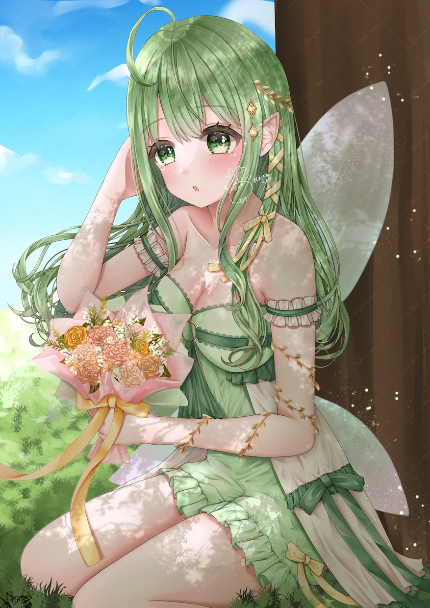 かわいい、きらきら！1枚絵、立ち絵など描きます 活動者に優しい価格◇歌みた・live2D用等◇納品1ヶ月から イメージ2