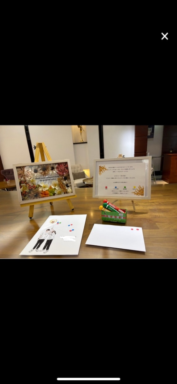 最安価!似顔絵でおしゃれ結婚証明書描きます 結婚式で大人気のウェディングツリー/バルーン イメージ7