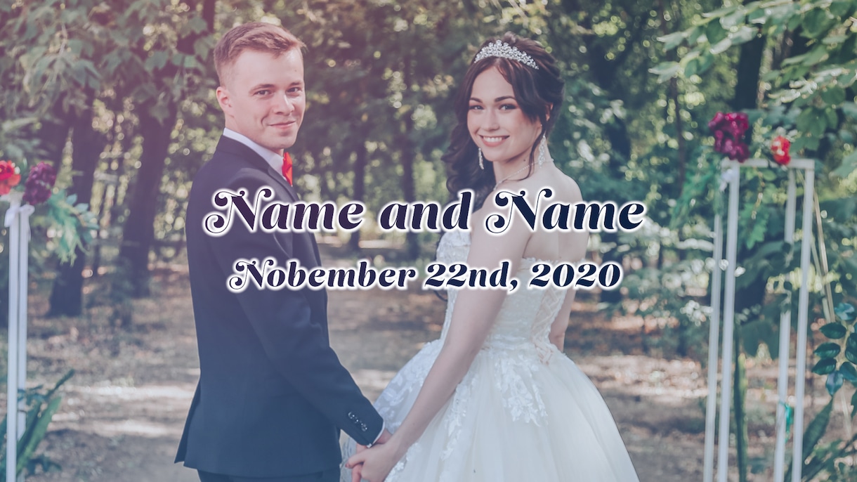 感動的★結婚式プロフィールムービー制作します 【先着100組様限定価格】高品質！低価格で素早く感動お届け！ イメージ9