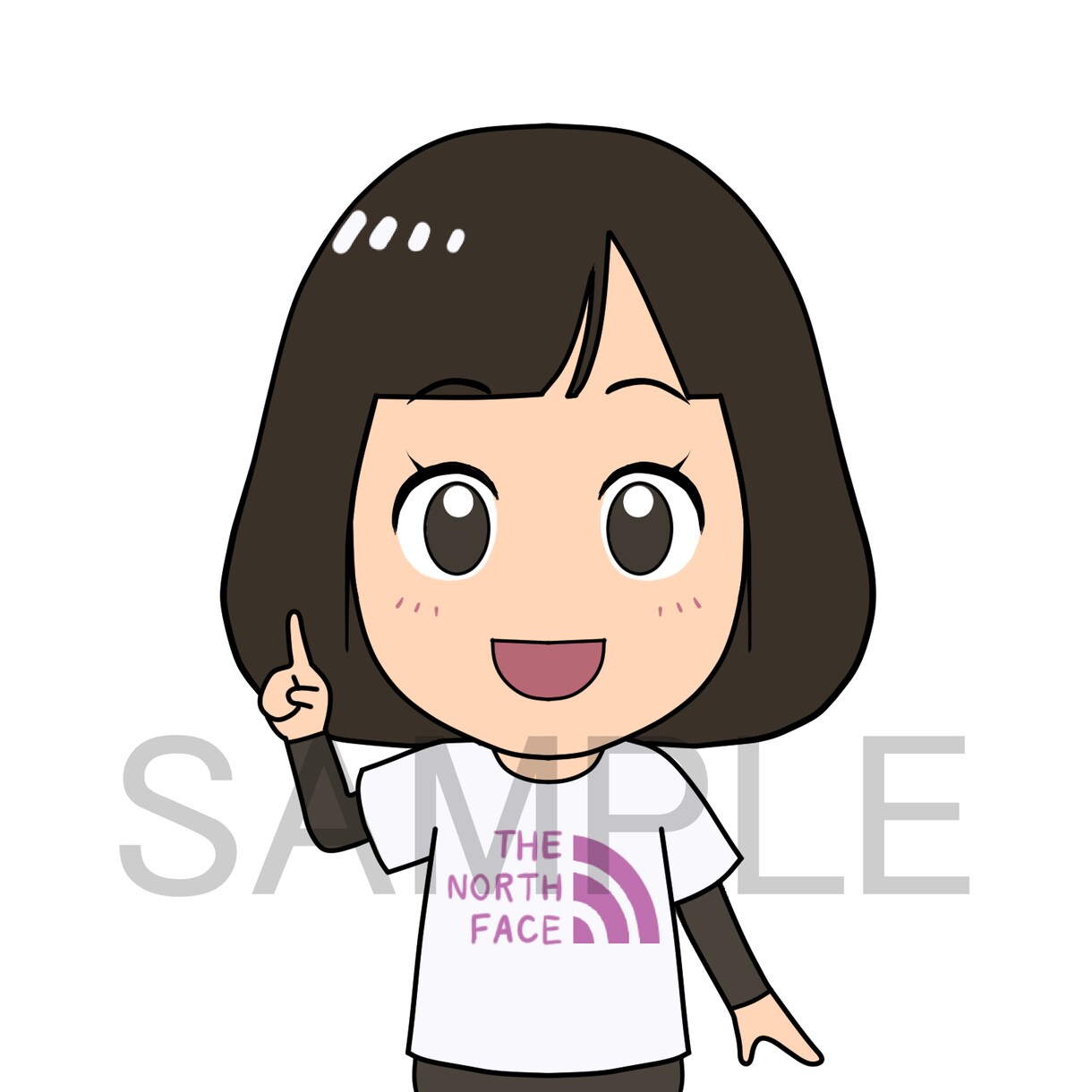 個人・商用可お好みの絵柄で似顔絵アイコン描きます シンプルイラストから絵柄寄せまで対応！SNS専用 イメージ5