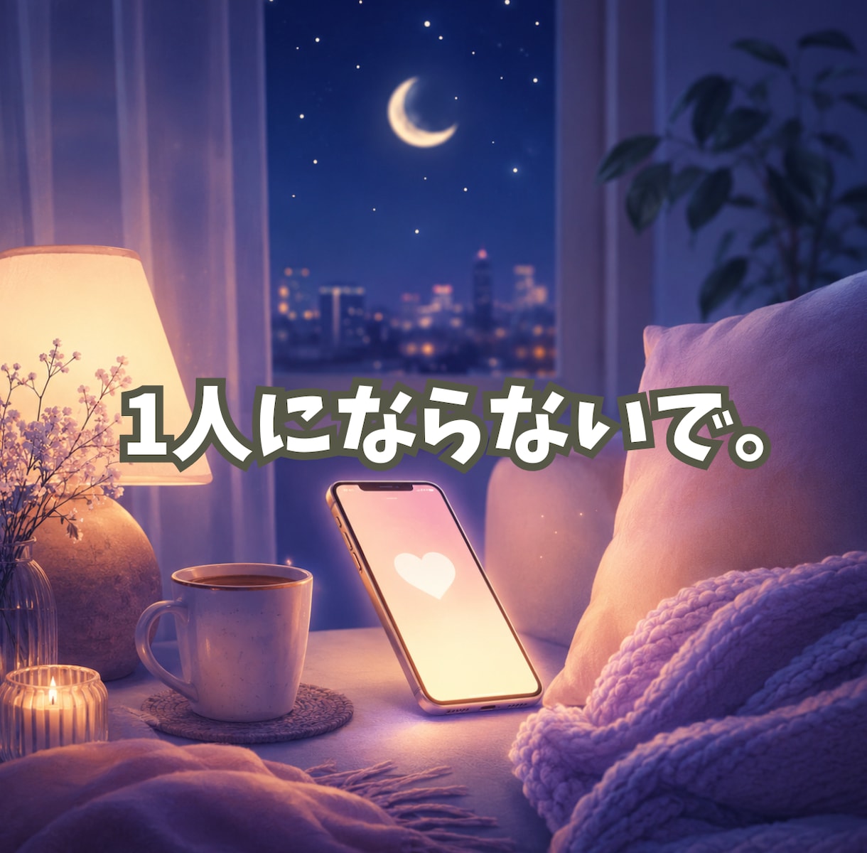 もう無理、消えたい夜の気持ちに寄り添います 夜の底にいる時も、隣で一緒に過ごします イメージ1