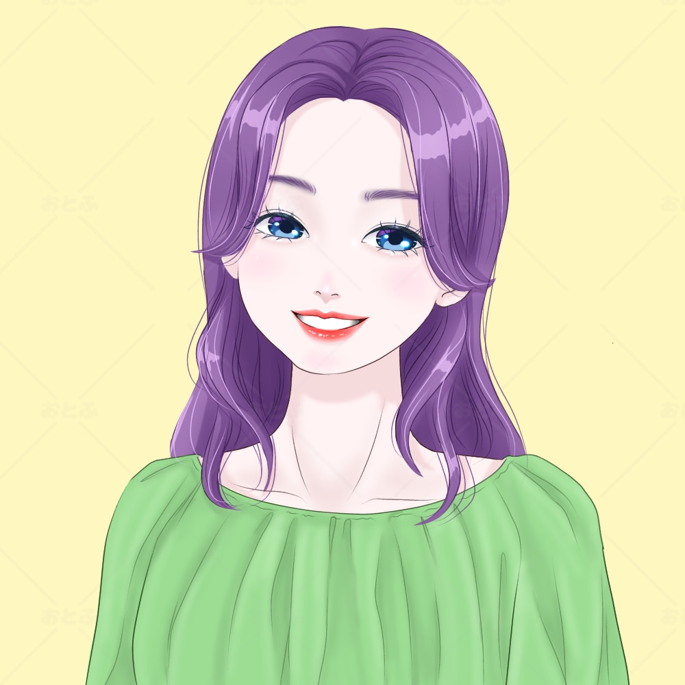 アニメ風で好印象♡オシャレ可愛い似顔絵描きます 商用可、ラフ修正無制限！！アイコンやプレゼントにもgood イメージ9