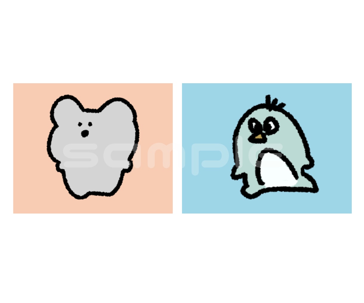 シンプル◎動物の絵を描きます SNS・動画・グッズ・ビジネス全般に◎ イメージ5