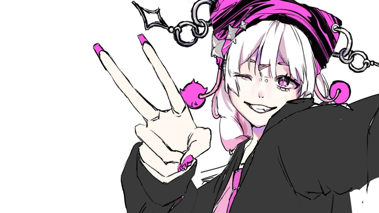 SNSイラスト、アイコン制作いたします ダークなものから可愛らしいイラストまで イメージ1