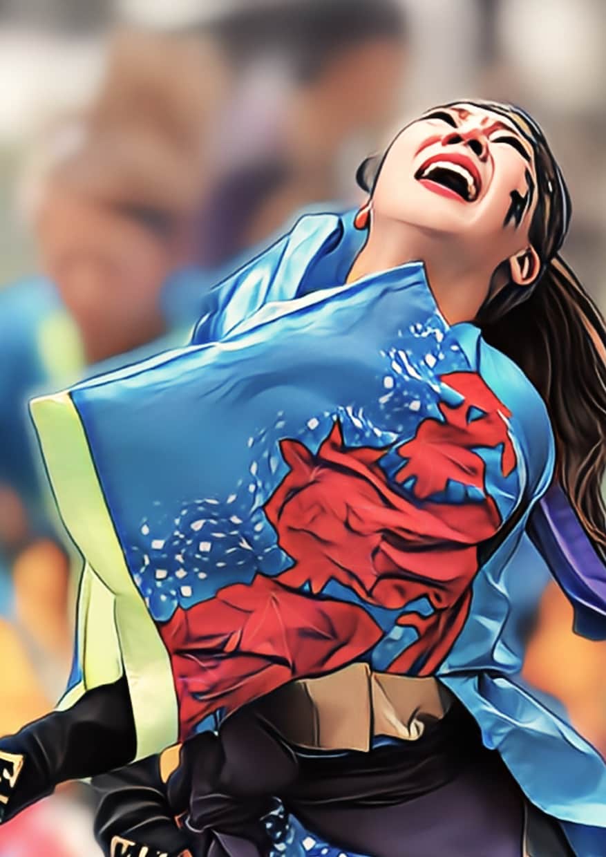 躍動感をイラストにチェンジします よさこいや駆動をイラストにしませんか イメージ6