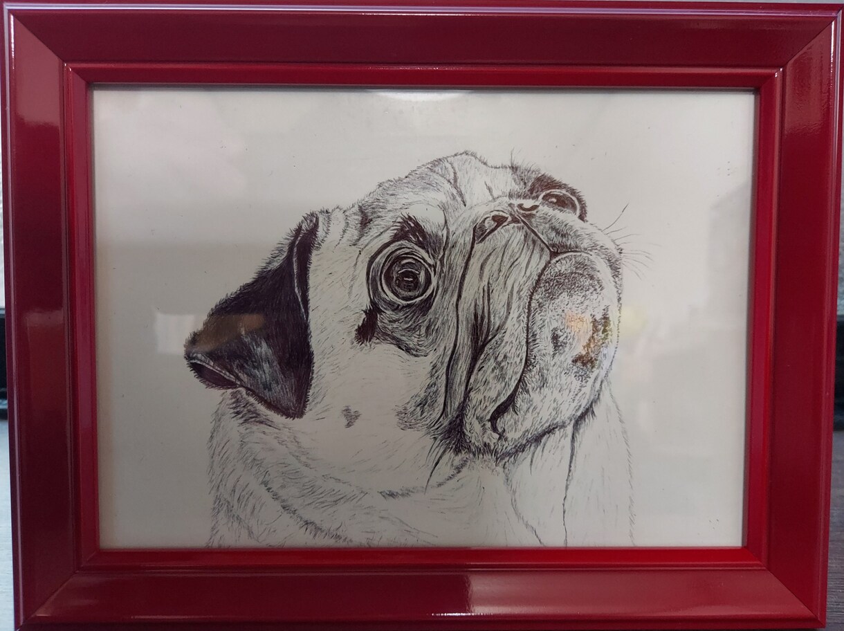 お部屋の雰囲気を変えて見せます コンパクトなのに、リアルな迫力のあるボールペンアート イメージ1