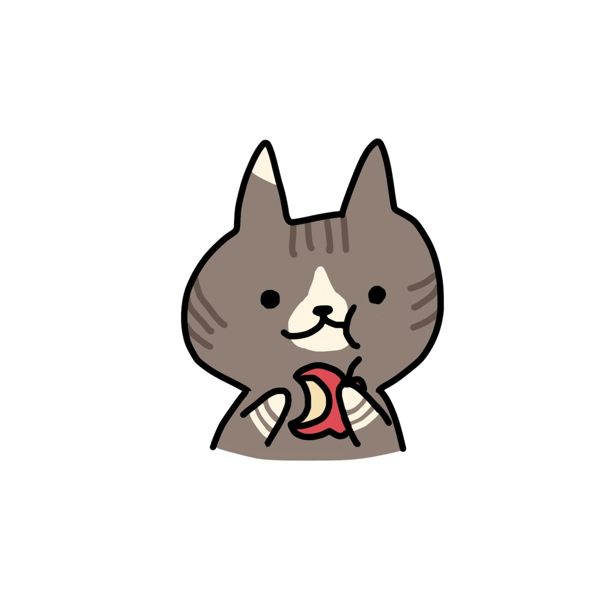 ちょっと人っぽい、ゆるい猫のイラストを描きます 商用OK！SNSアイコン・ブログやSNS投稿の挿絵にも イメージ6