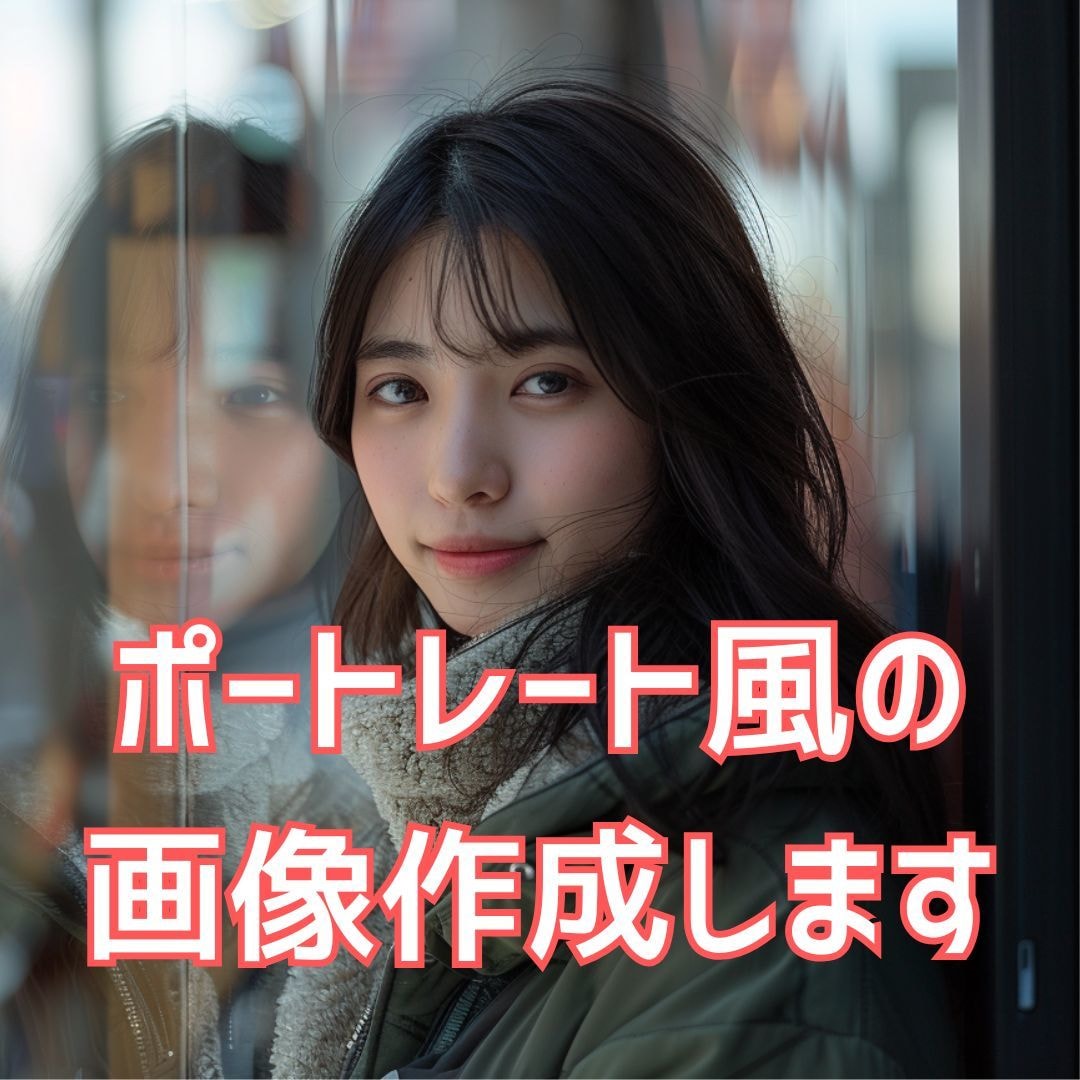 特徴のある生成AI画像作成します ポートレート風の画像を提供します イメージ1