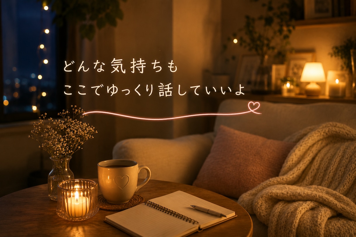 今すぐ話したい！聞いてほしい！１分から寄り添います 秘密でも、悩みでも、あなたの不安に寄り添います イメージ4