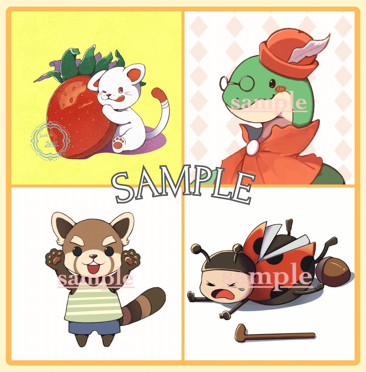 ゆるかわな動物のキャラクターを描きます あなただけのキャラクターをアイコンやイラストに！商用利用〇！ イメージ6