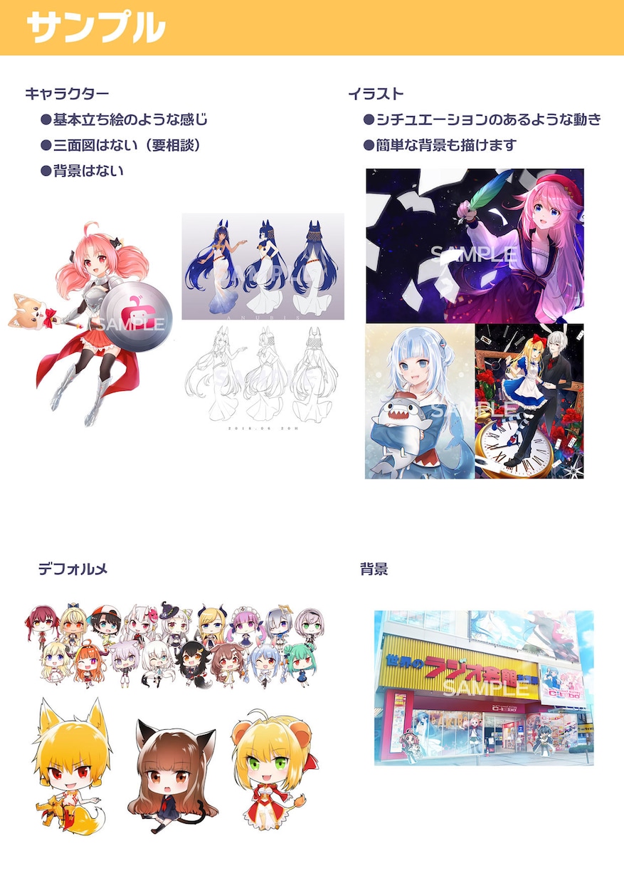 イラスト、キャラクターを描きます ノーマルから色んな絵までなんでも イメージ4