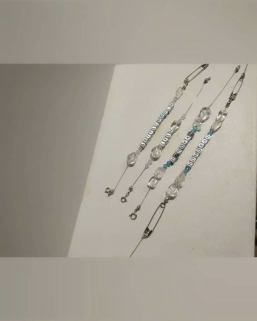 貴方だけの特別なレタービーズアクセサリー作ります シルバー,パステルカラー,装飾お選びいただけます! イメージ3