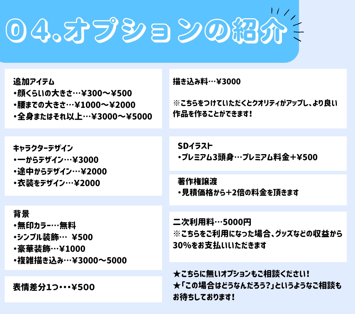 商用OK! 立ち絵、一枚絵などのイラスト制作します 動画や配信で使える目を引くイラストを描きます！ イメージ5