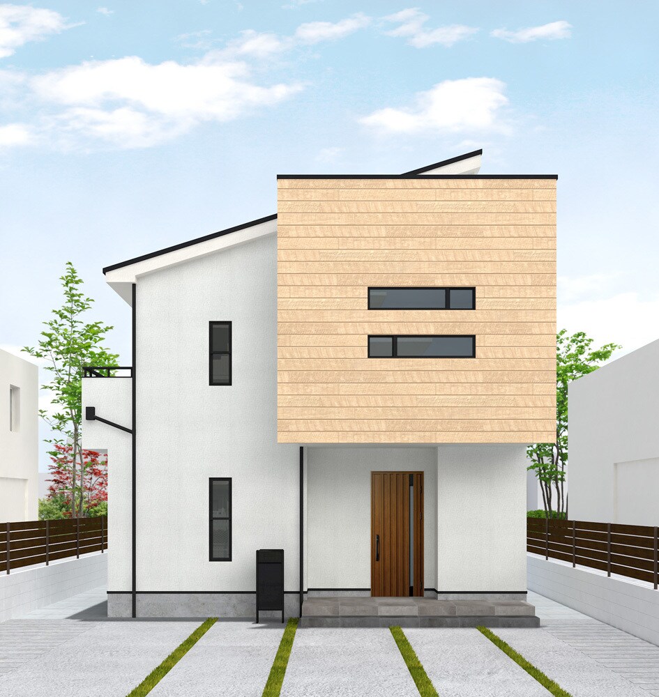 戸建てCGパース製作いたします 見てみたい比べてみたいを分かりやすくビジュアル化 イメージ4