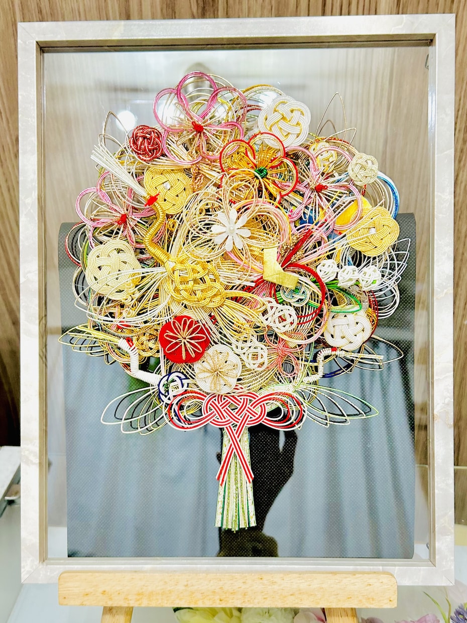 大きな花束の水引アートを作成します 【スピード仕上げ対応】【オプションにないご要望も相談可♪】 イメージ1