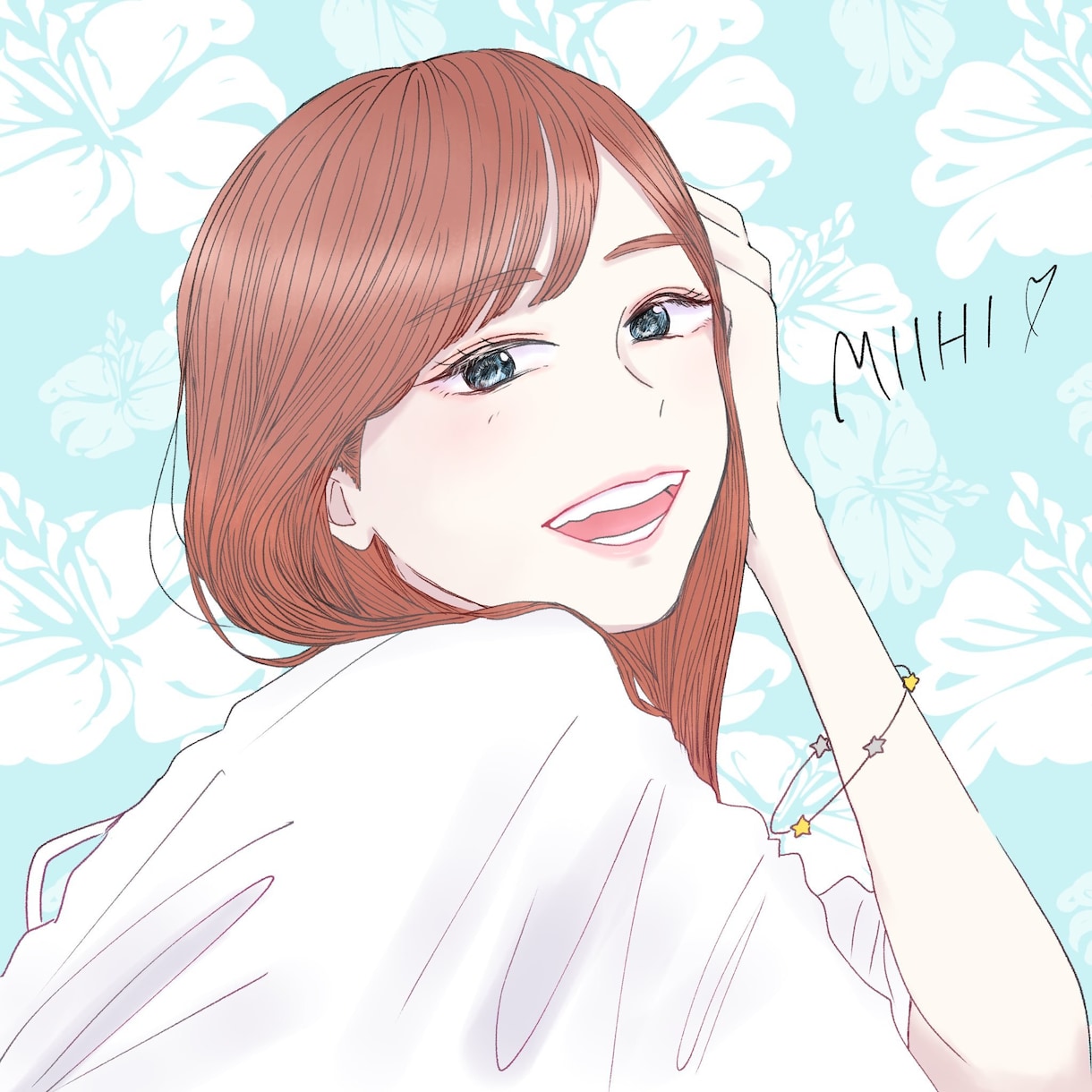 写真から似顔絵作成致します 似てる！かわいい！リアルだけどちゃんとかわいい似顔絵作成。 イメージ3